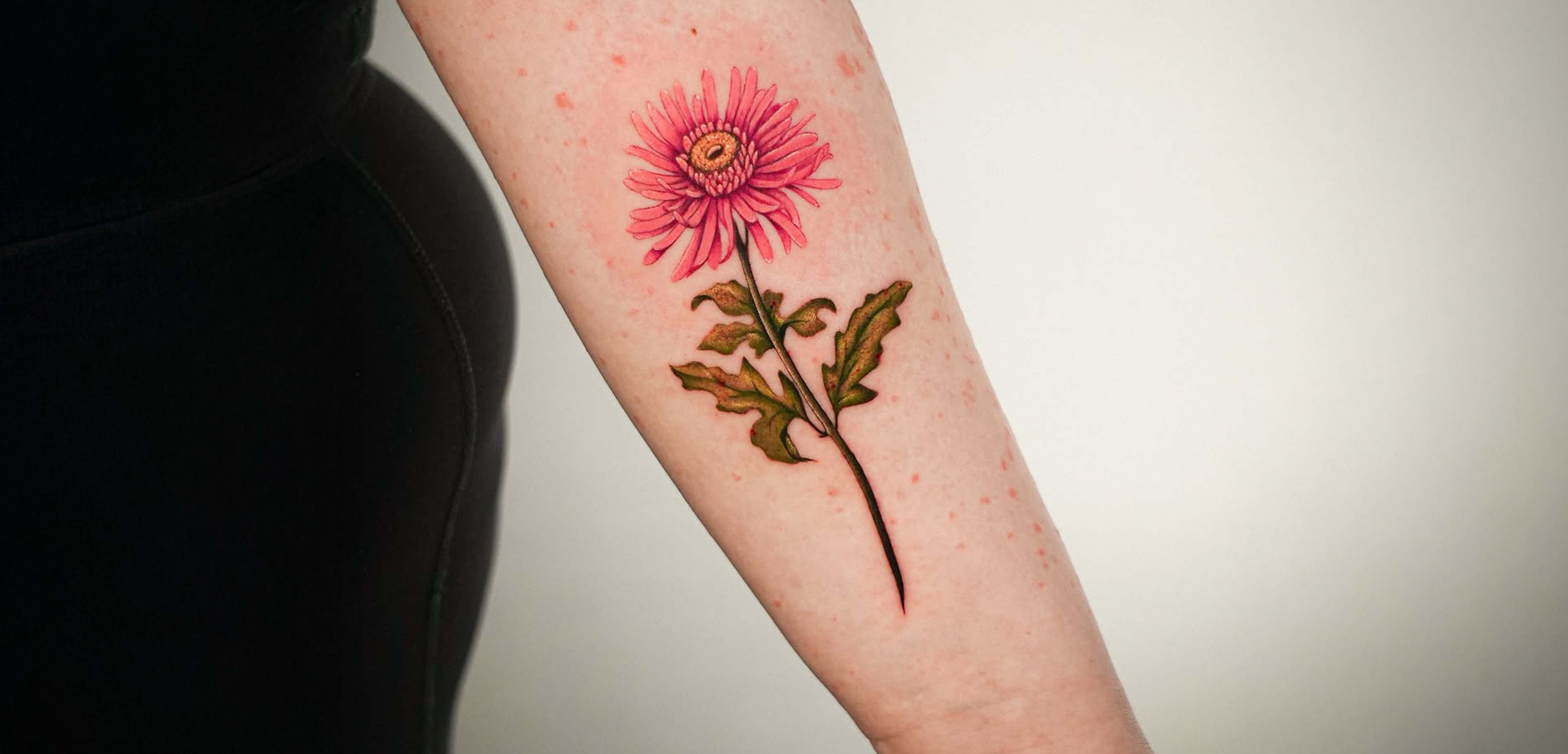 Colourful Flower Tattoo