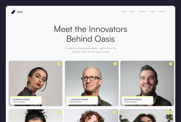 Team page