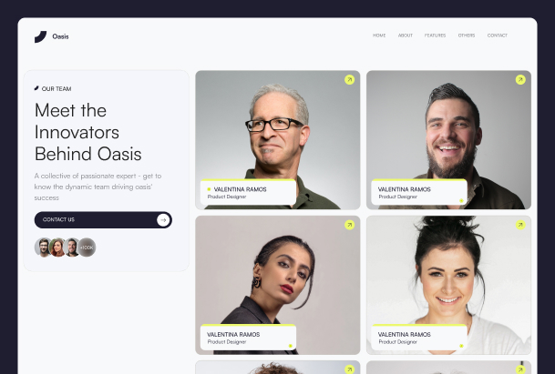 Team page
