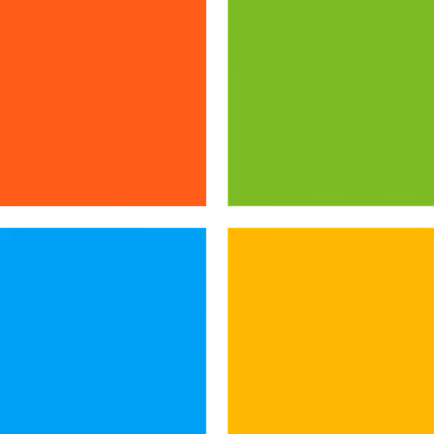 Four solid colored squares in a 2x2 grid with thick black dividers, colors are red, green, blue, and yellow.