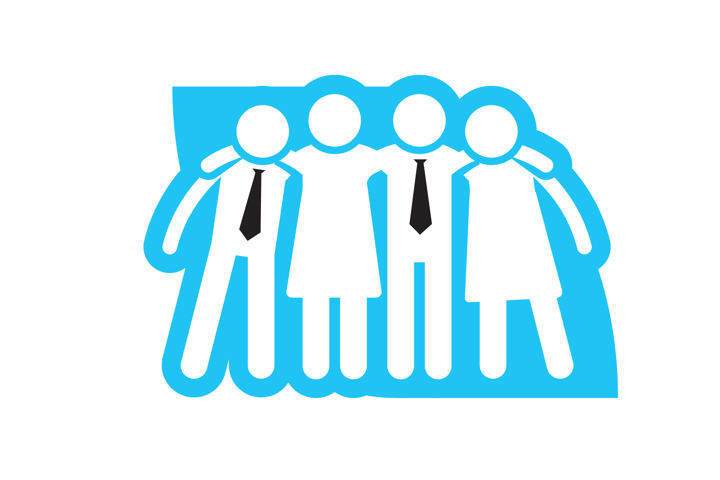 Icon of figures bonding socially