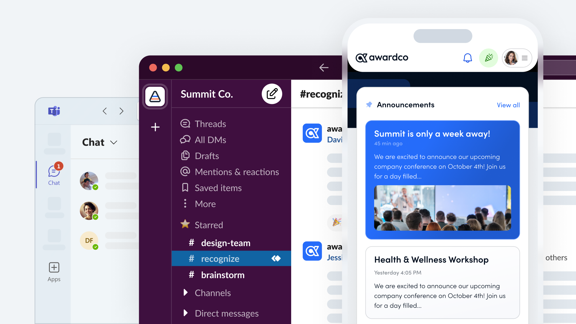 Awardco Employee Recognition Platform UI