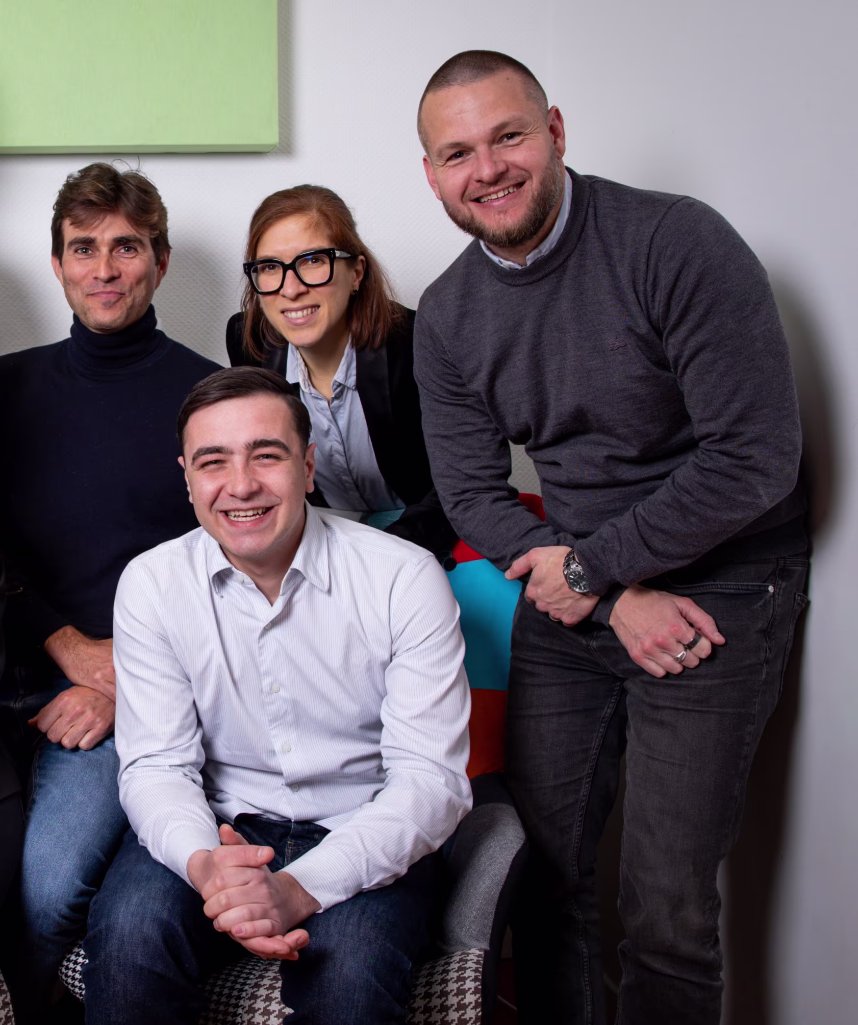 L'équipe de recruteurs Pachamama à Lyon.