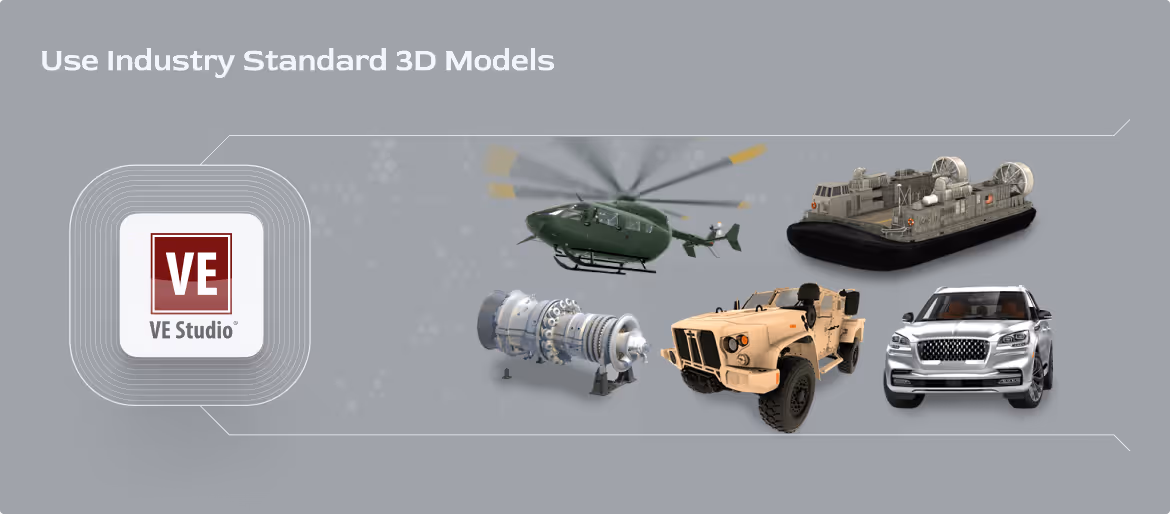 Use Industry Standard 3D Models