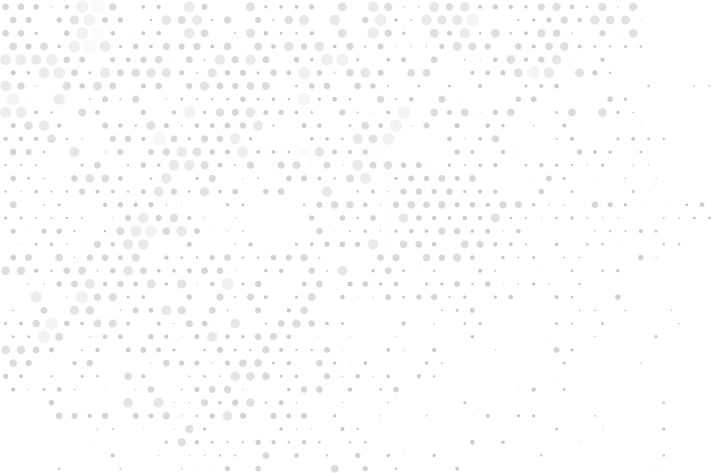 Black background with clusters of varying sizes of light gray dots scattered diagonally across the upper left to lower right.
