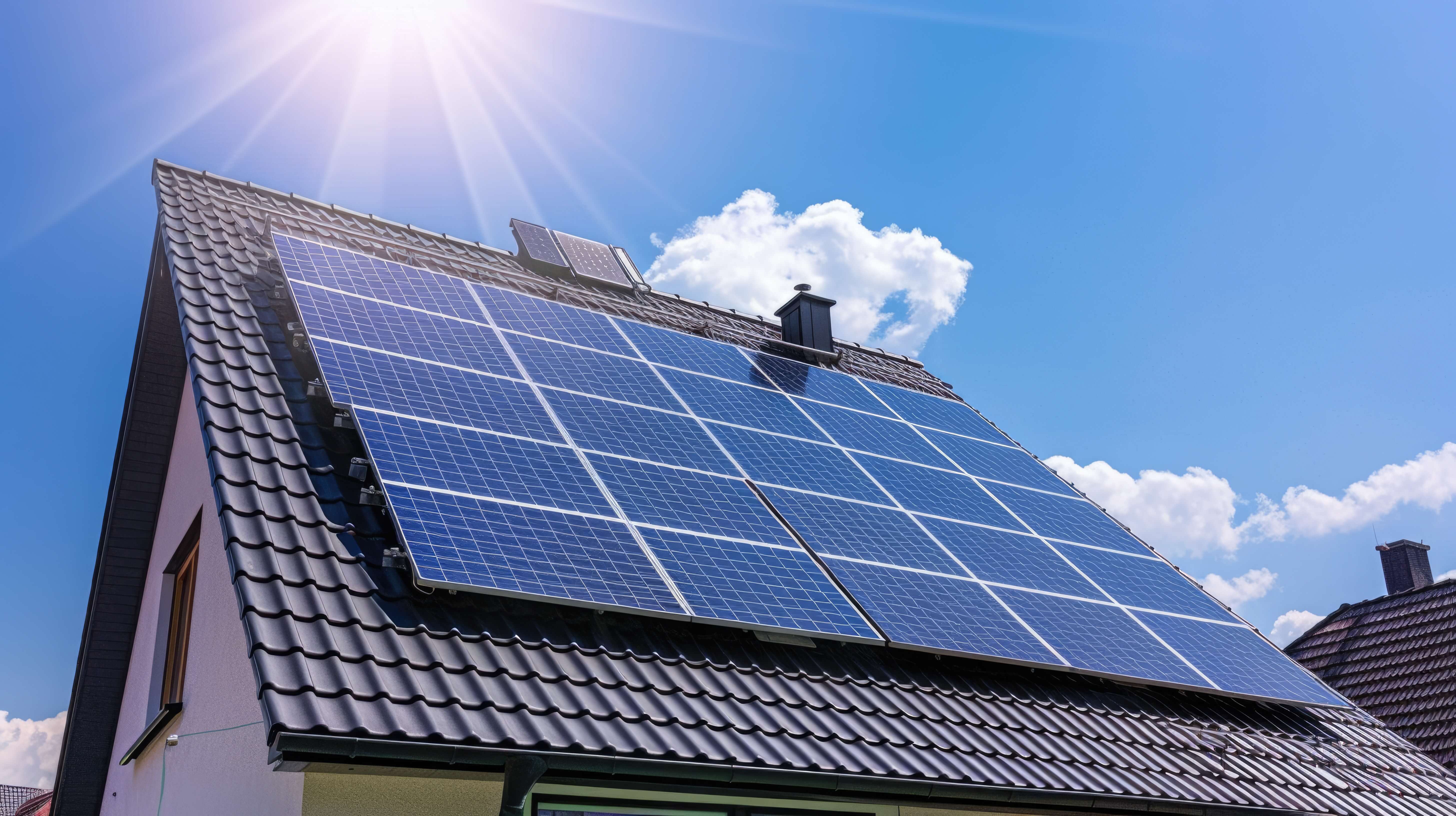 haus in merchernich mit photovoltaik auf dem dach