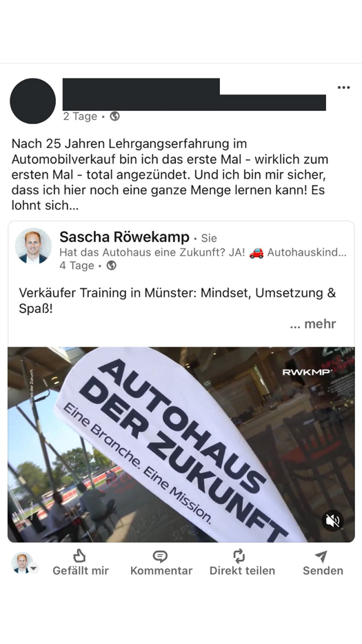 RWKMP Referenz - WhatsApp Chat Screenshot