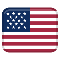 United States flag with 25 white stars in a blue Canton and 13 horizontal red and white stripes.