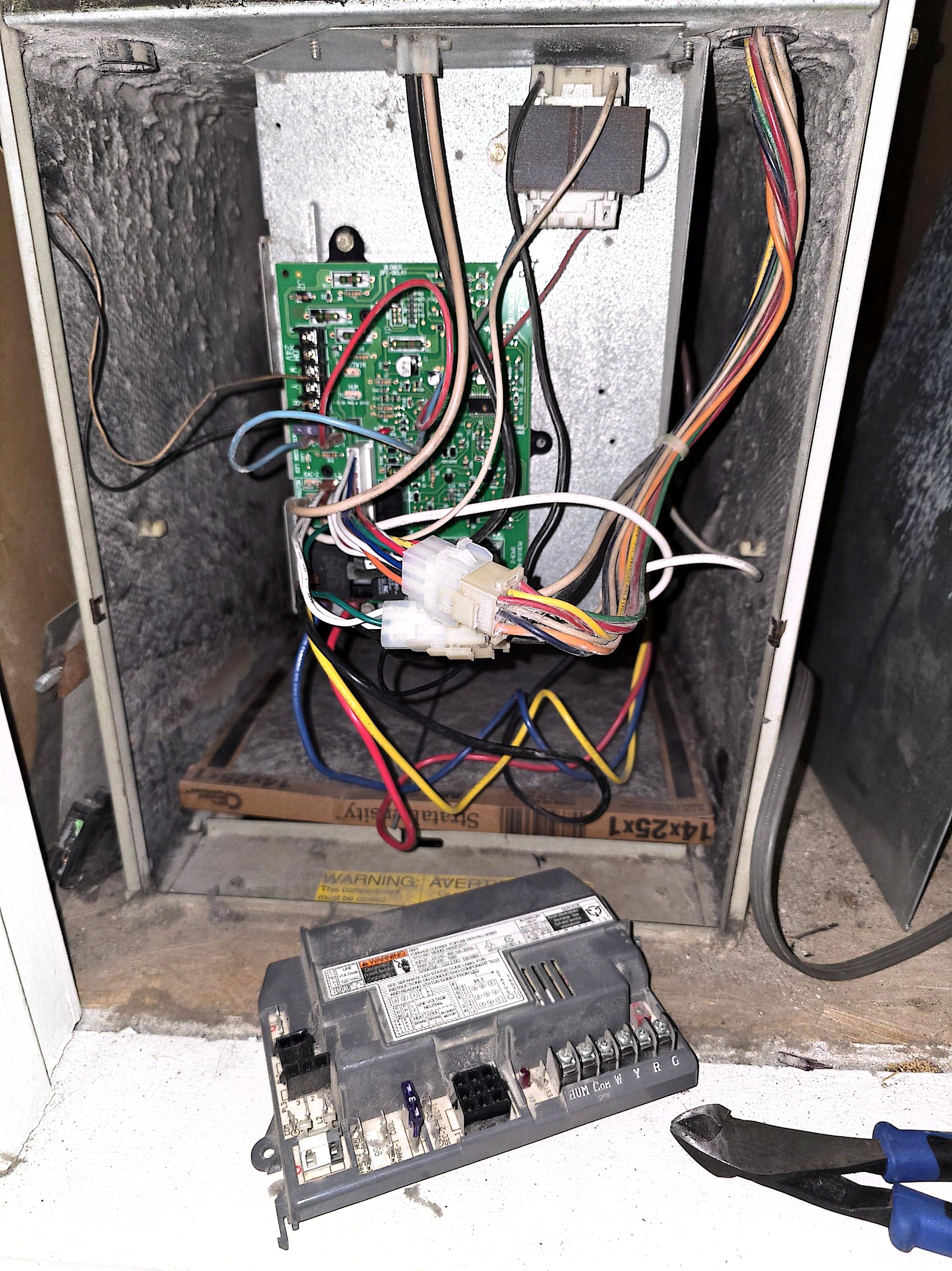 Furnace installation in Albuquerque, NM high-efficiency unit.