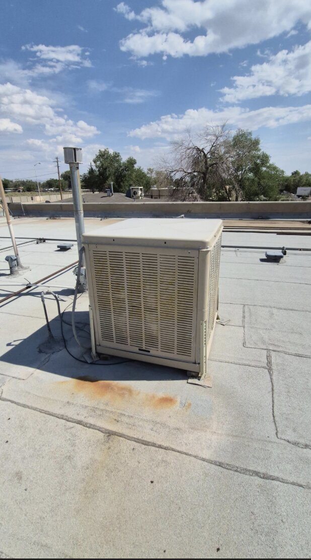 HVAC company in Rio Rancho, NM rooftop evaporative cooler service.