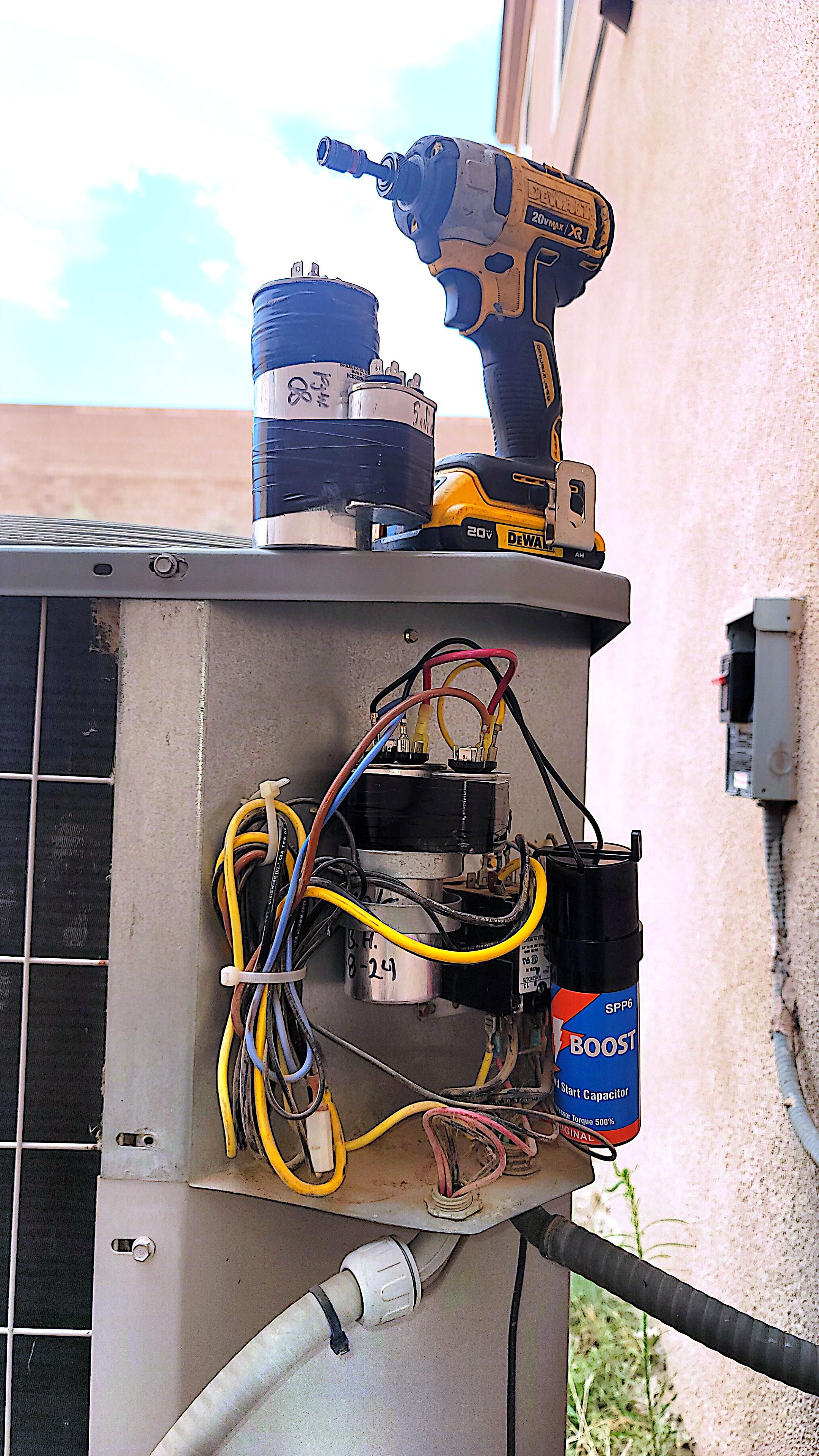 AC upgrades in Uptown homes Albuquerque, NM capacitor replacement.