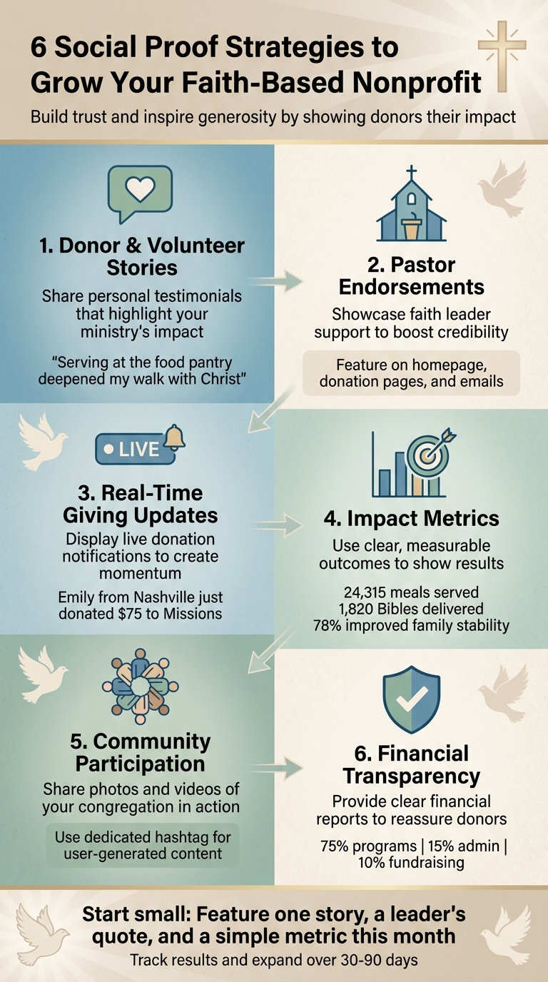 6 Social Proof Strategies for Faith-Based Nonprofits