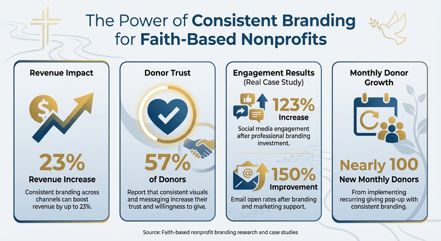 Impact of Consistent Branding on Faith-Based Nonprofit Trust and Revenue