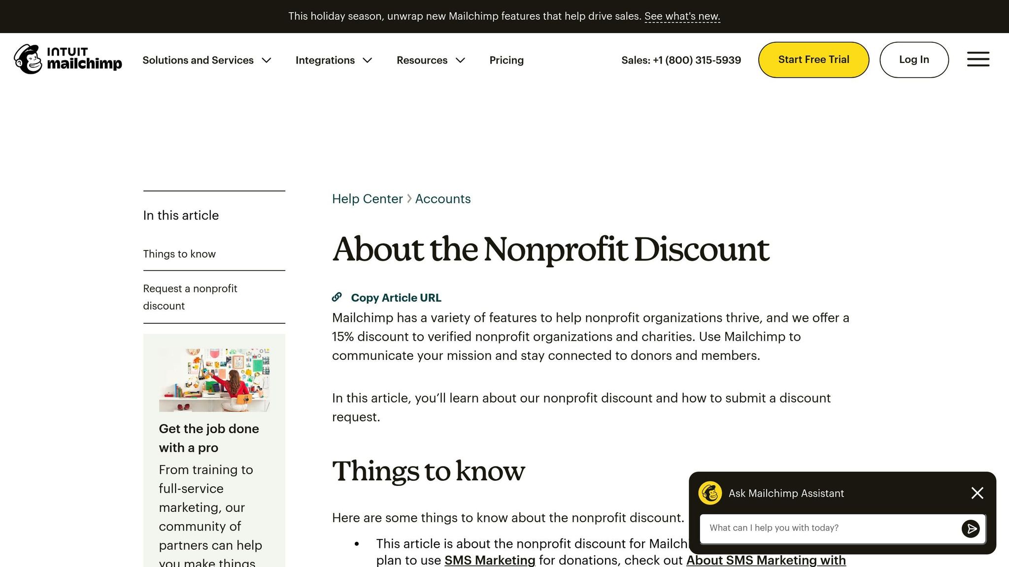 Mailchimp for Nonprofits