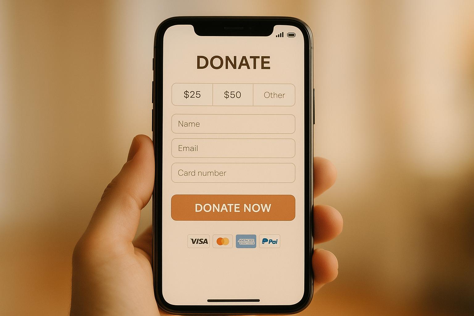 Optimize your nonprofit's mobile donation page with responsive design, fast load times, simple forms, multiple payments, security, and strong CTAs.