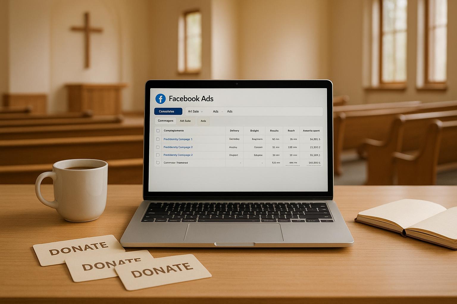 One church used $5,000 in targeted Facebook ads to raise $45,000—covering audience targeting, ad formats, tracking fixes, and donor retention tips.