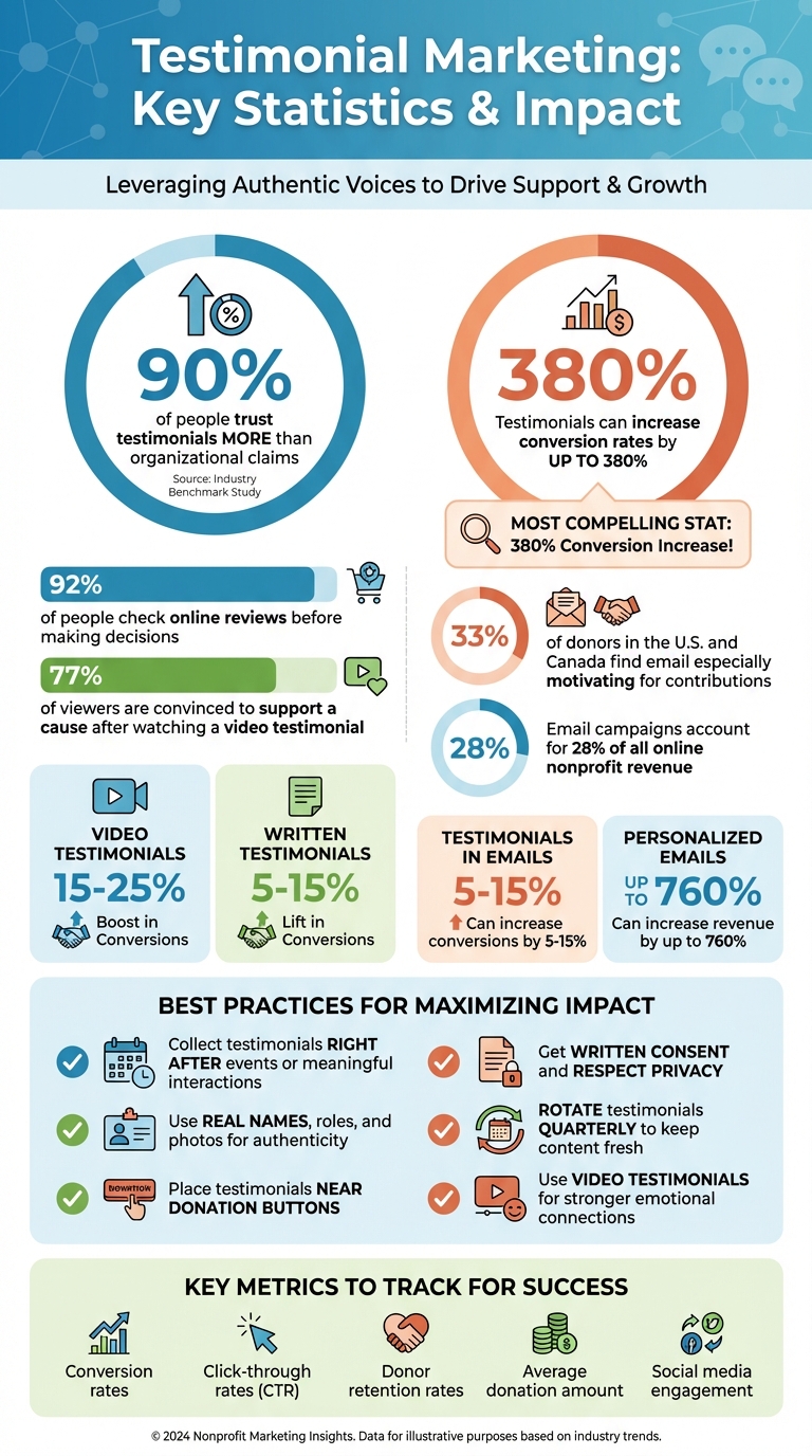 Testimonial Marketing Statistics and Best Practices for Nonprofits