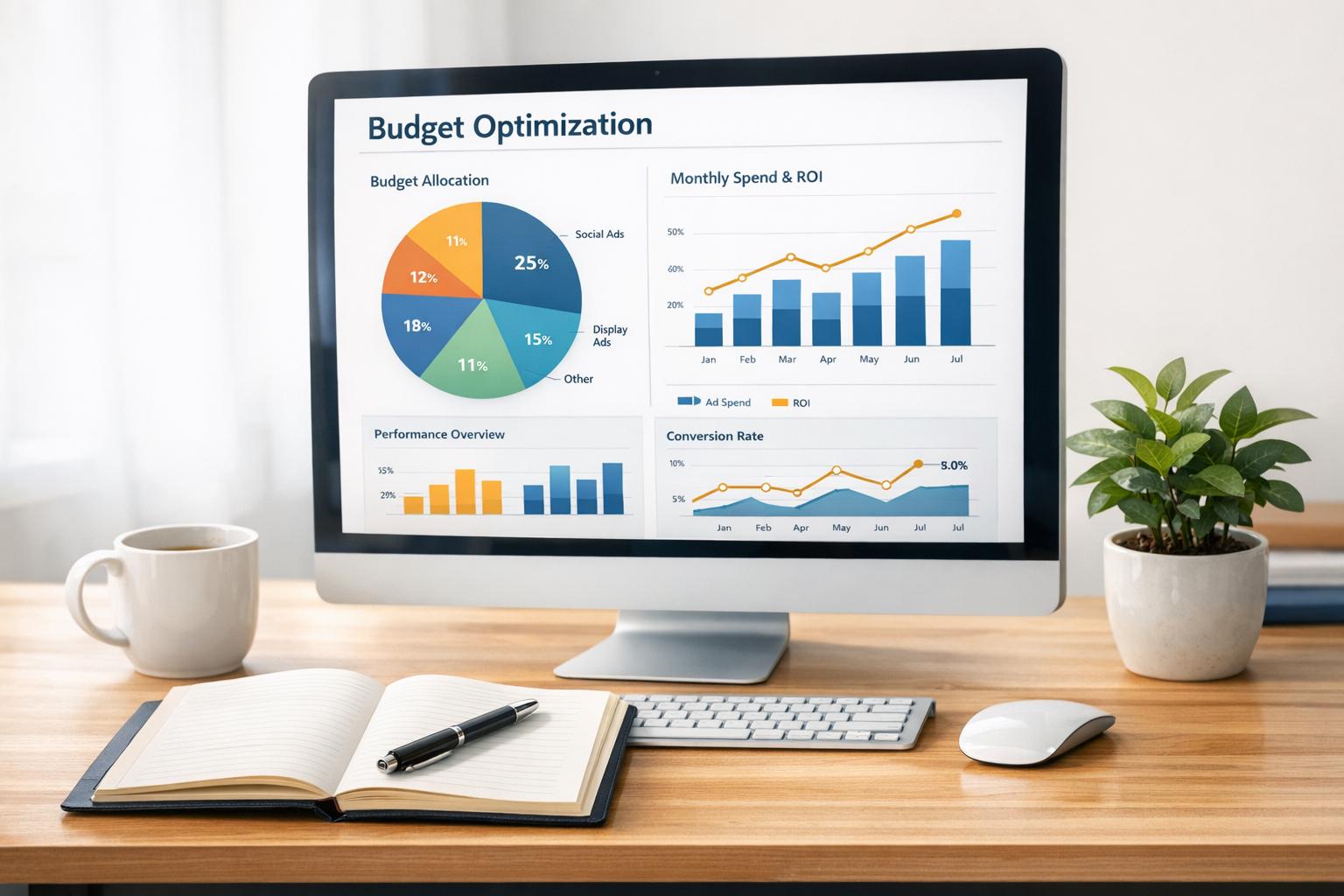 Practical steps to set SMART goals, allocate paid media budgets, use Google Ad Grants, and measure ROI to grow donations and engagement.