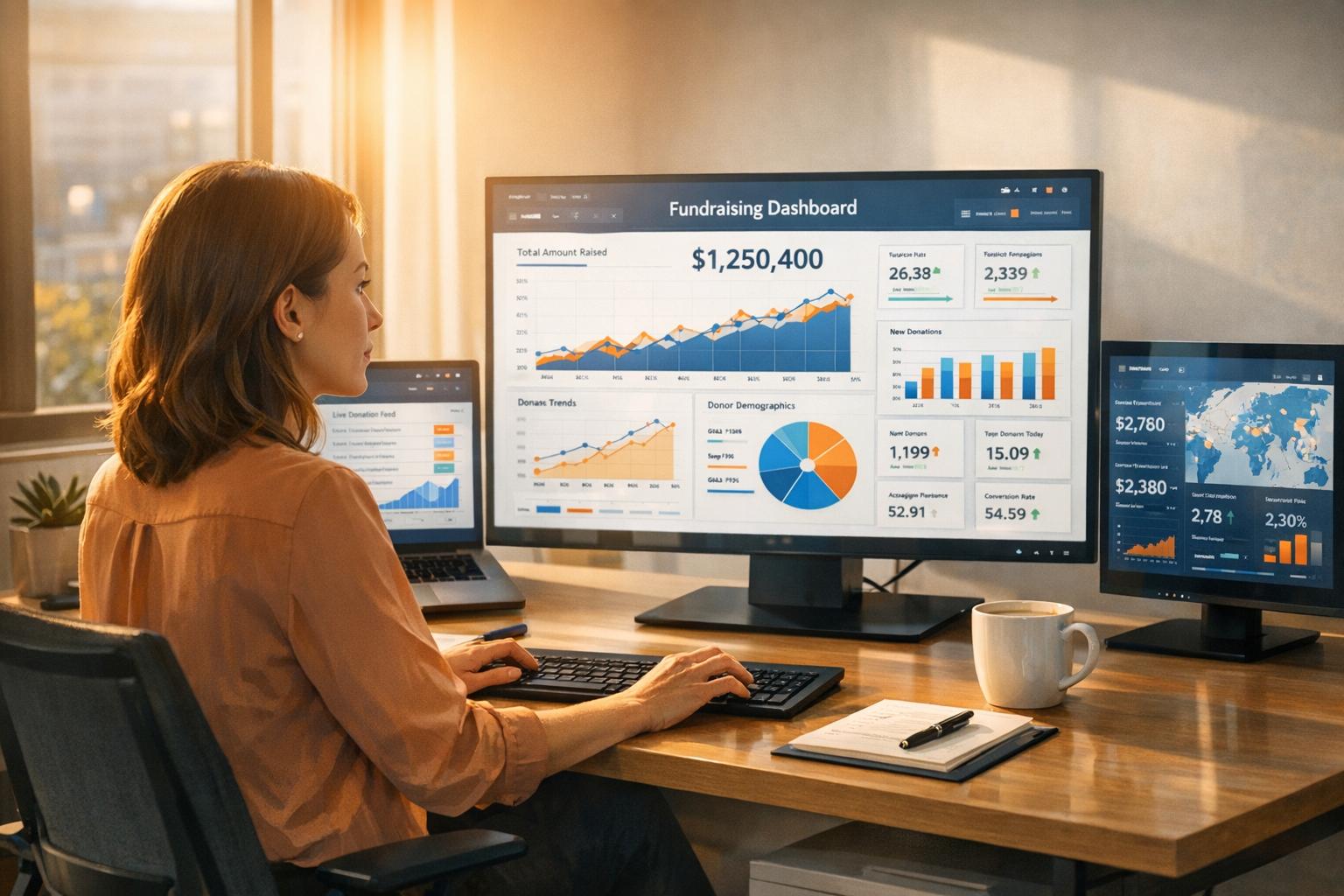 Real-time data lets nonprofits monitor campaigns instantly, personalize donor outreach, reduce errors, and adjust strategy during campaigns to boost fundraising