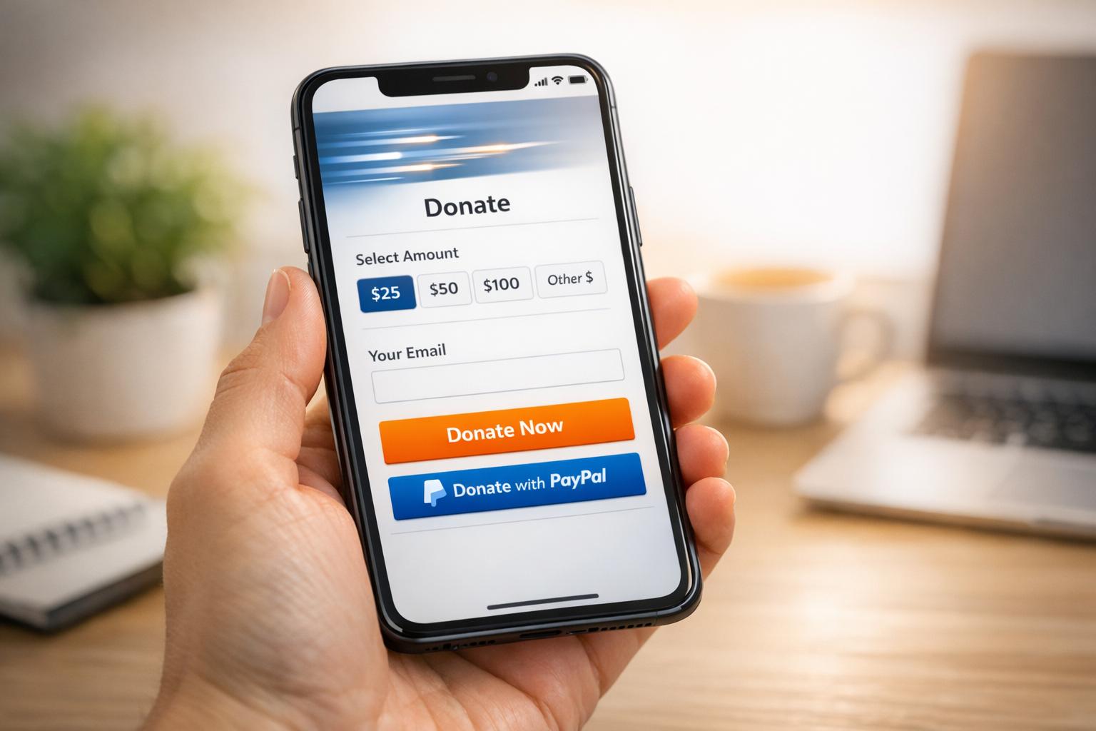 Speed up mobile donation pages: compress images, limit third-party scripts, use CDNs, and monitor LCP, TTFB and TTI to boost conversions.