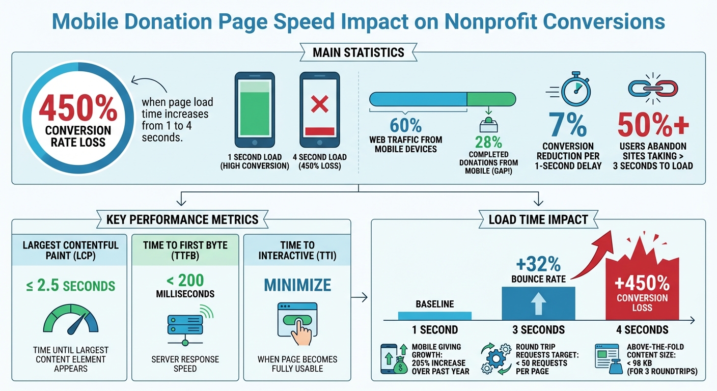 Mobile Donation Page Speed Impact on Nonprofit Conversions