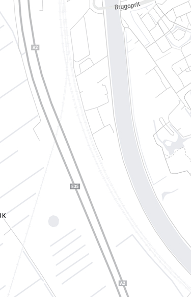 kaart met locatie