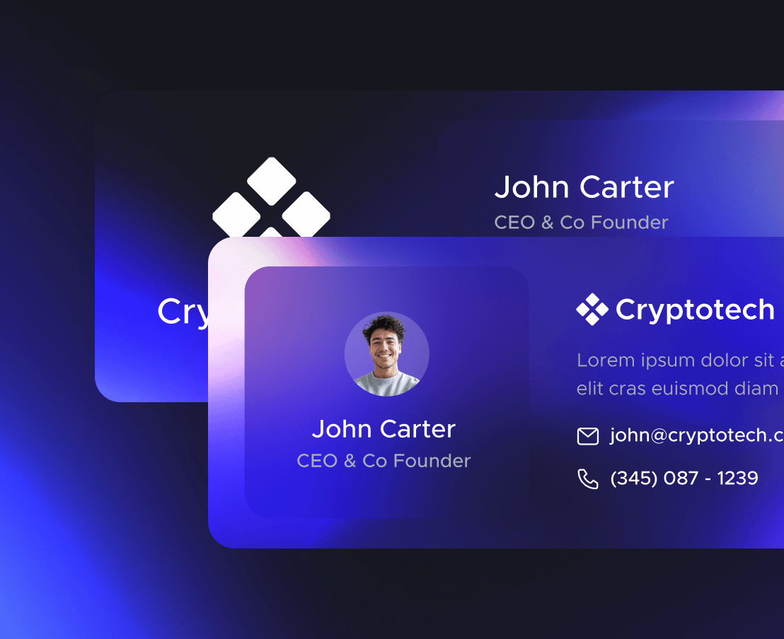 Cryptotech X - Email Signature - Crypto Webflow Templates