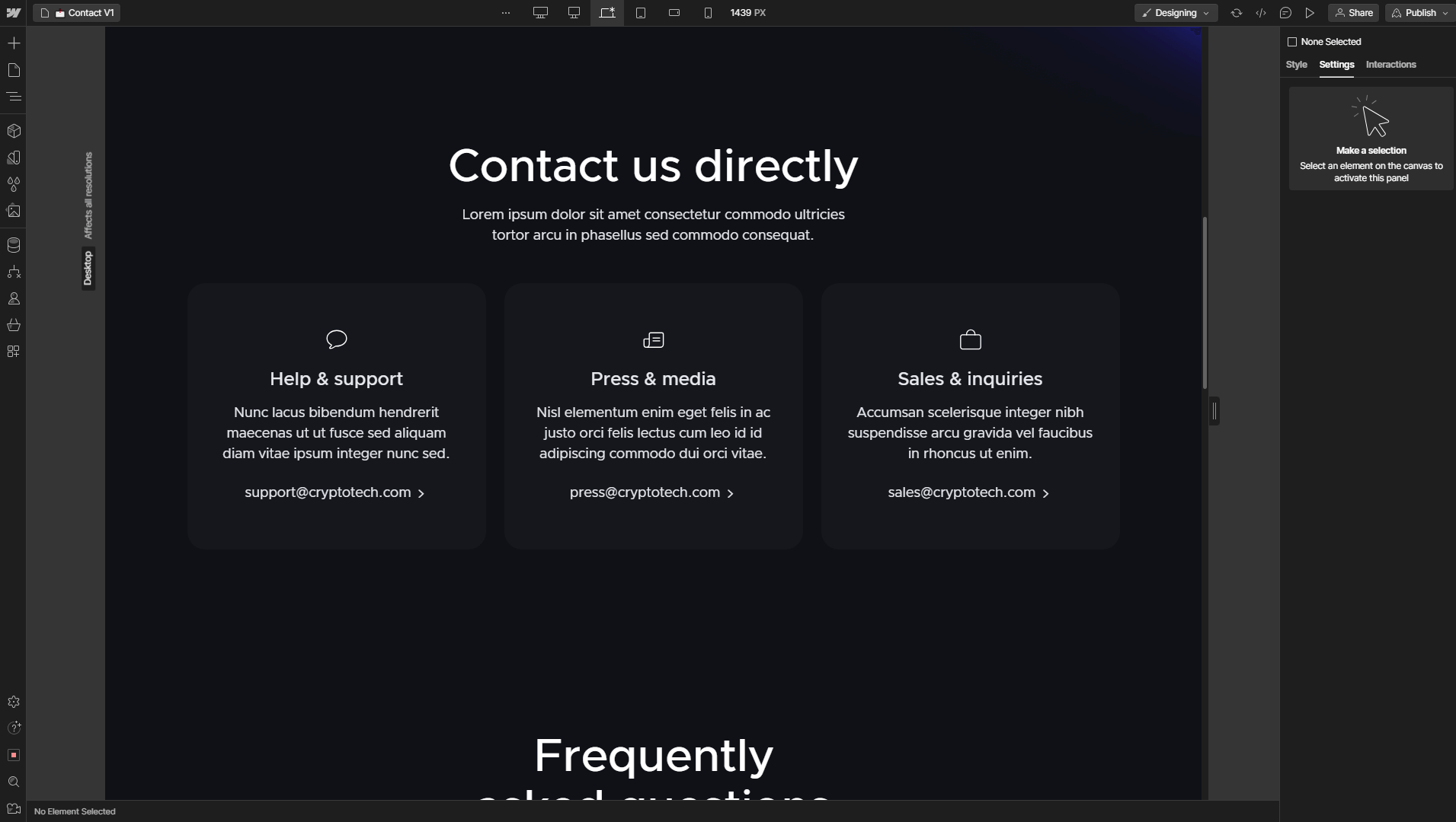 Icons And Graphics - Cryptotech X Webflow Template