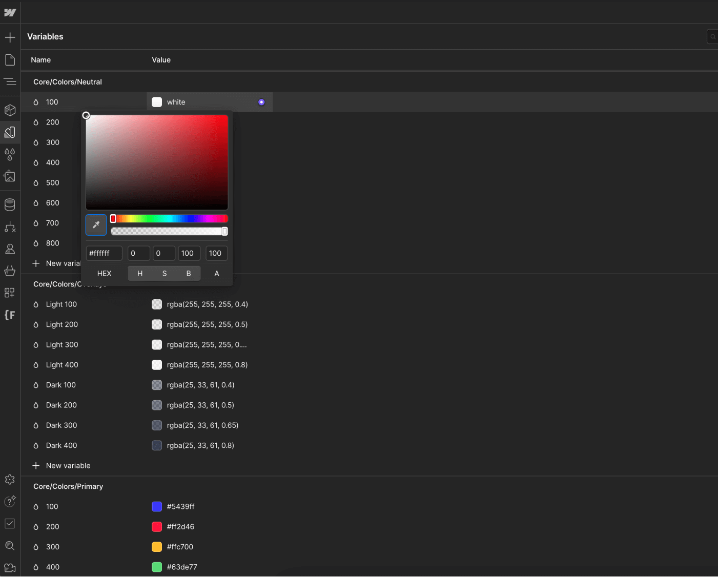 Color - Cryptotech X Webflow Template