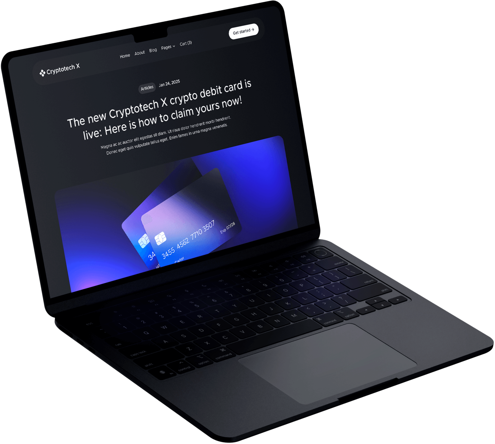 Subscribe To Out Newsletter Today - Cryptotech X Webflow Template