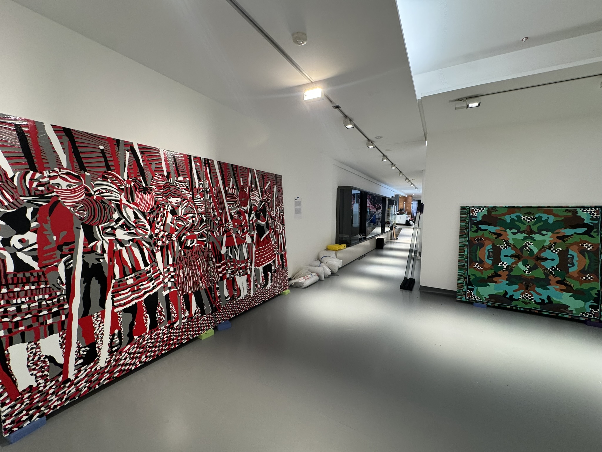 QUT Art Exhibition Installation Brisbane