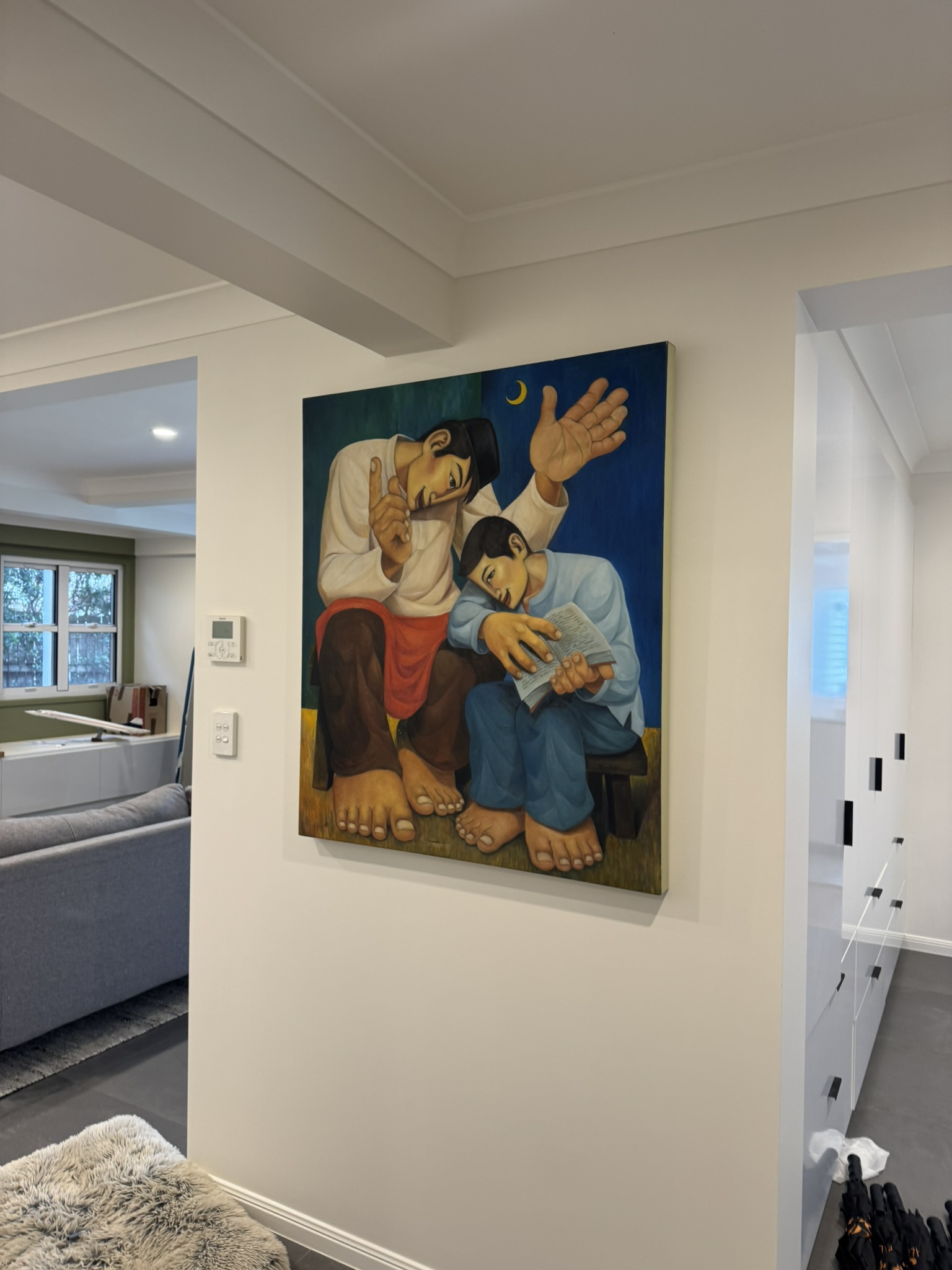 Picture Hanging Teneriffe | Artwork and Mirror Installation