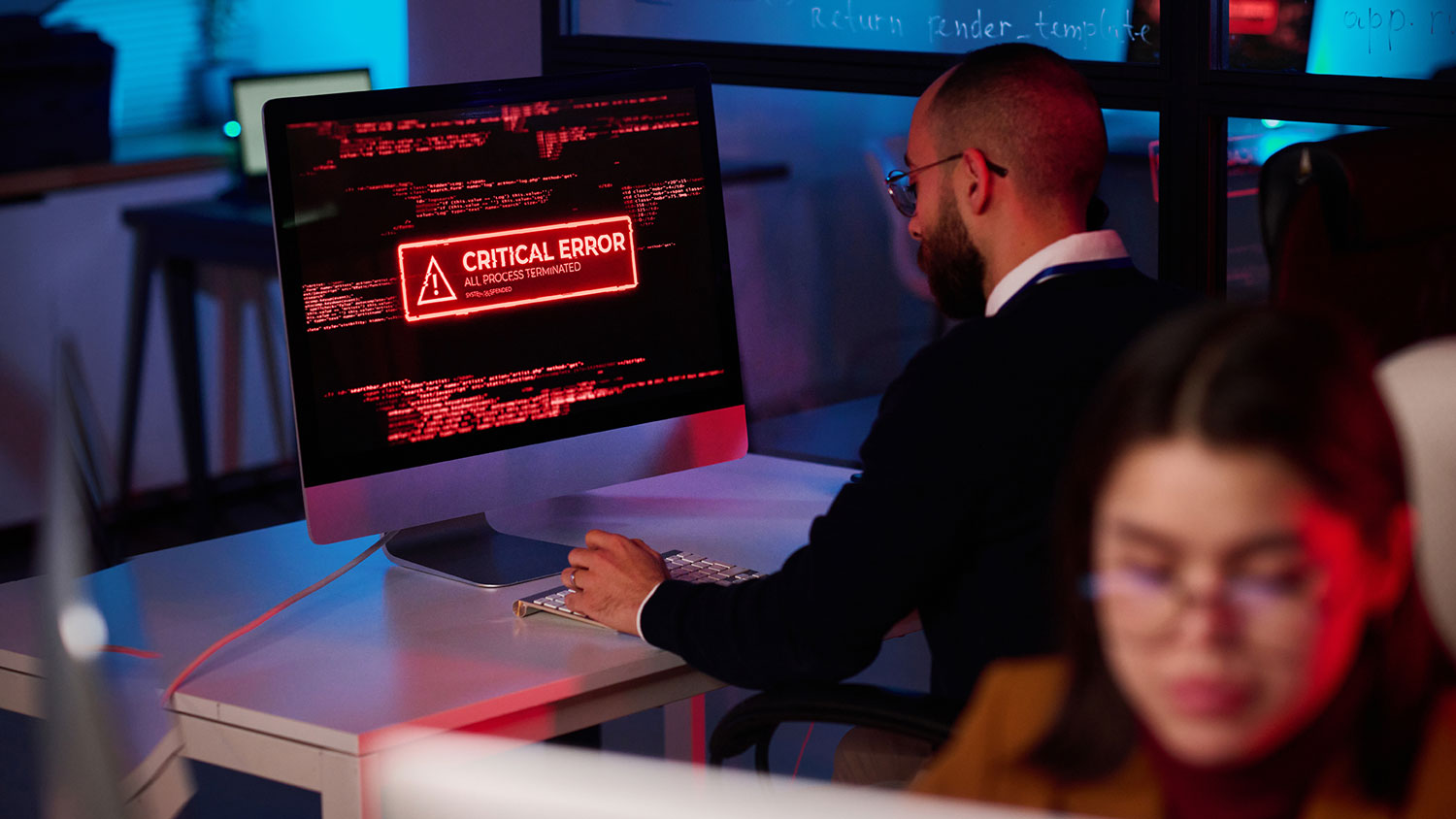 IT software engineer running a Pen Test