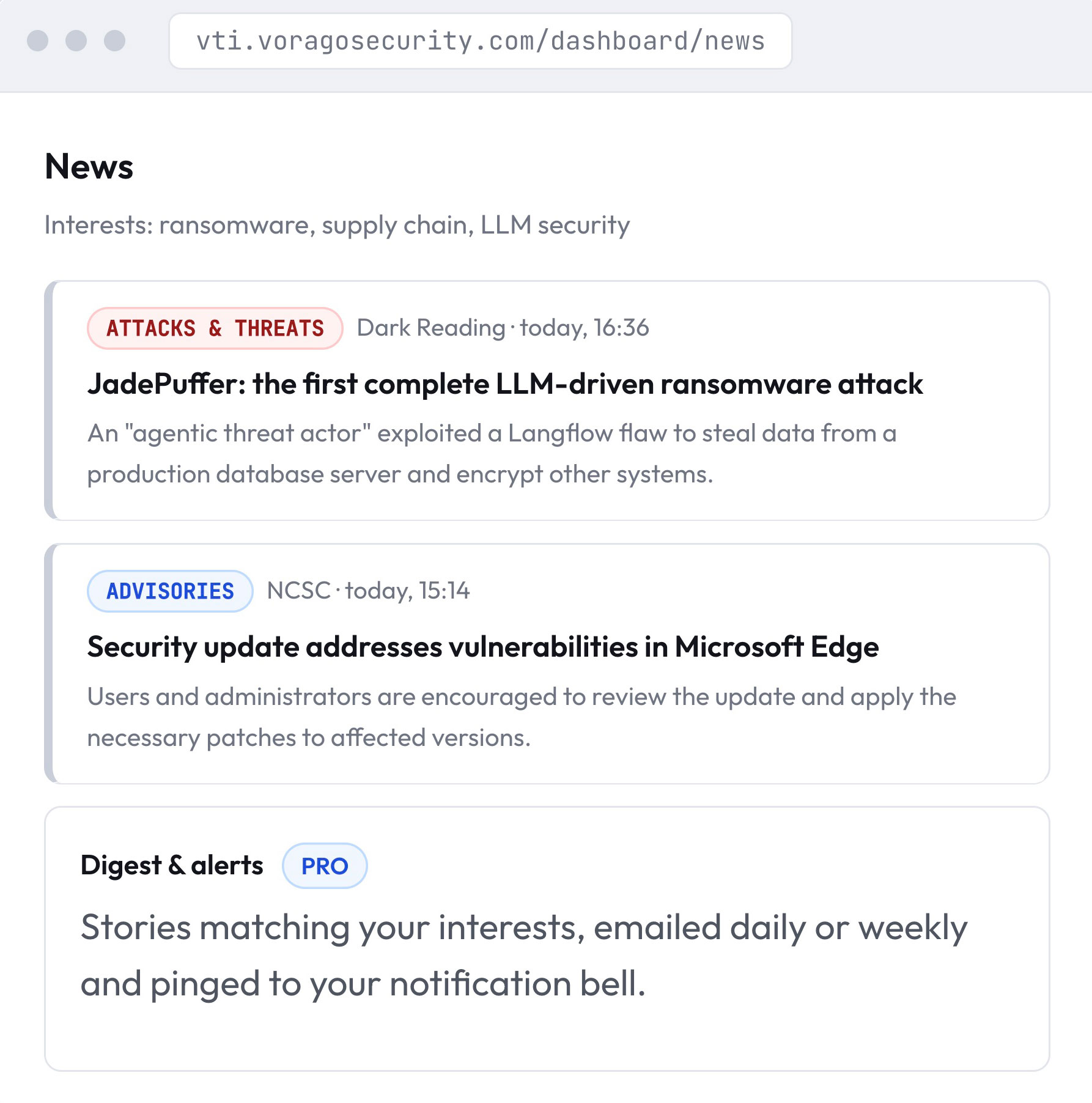 Security news