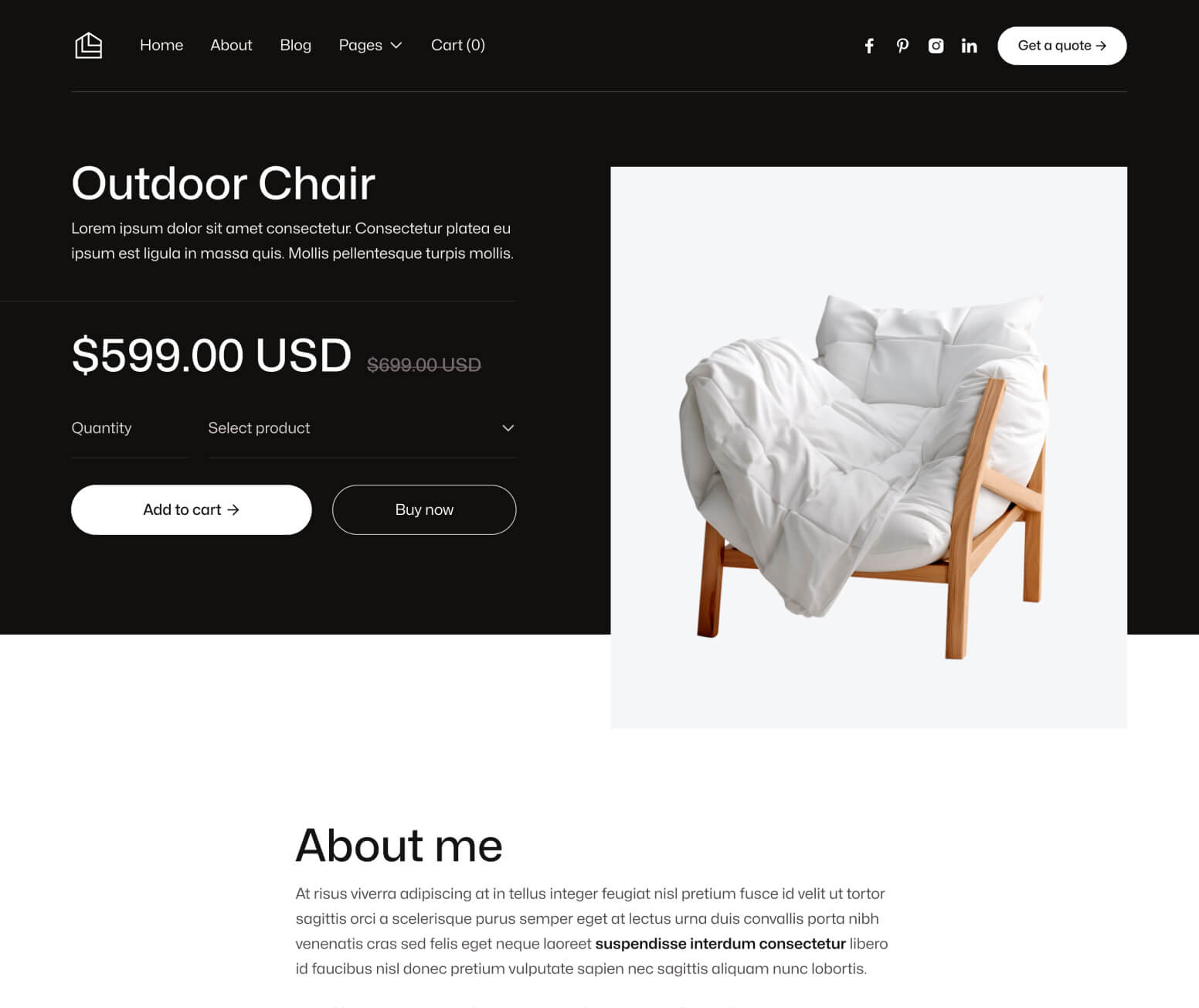 Construktion X - Shop Single Page - Construction Webflow Template
