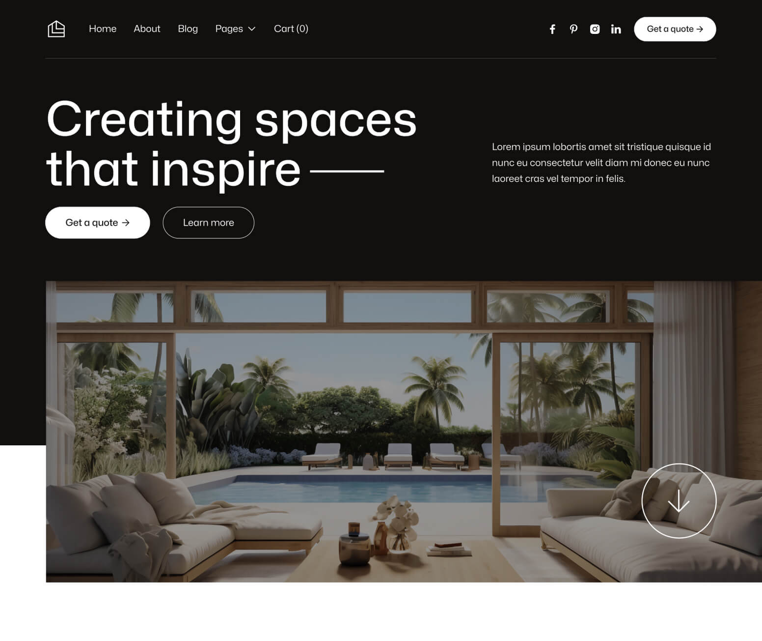 Construktion X - Home V2 Page - Construction Webflow Template