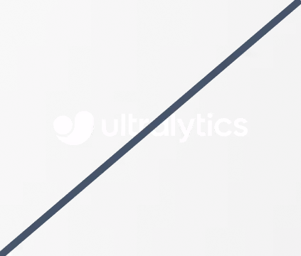 Логотип Ultralytics на светлом фоне, лишенный контраста