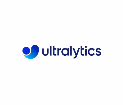 Логотип Ultralytics на белом фоне