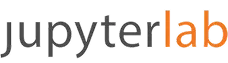 JupyterLab logo with 'jupyter' in black and 'lab' in orange.
