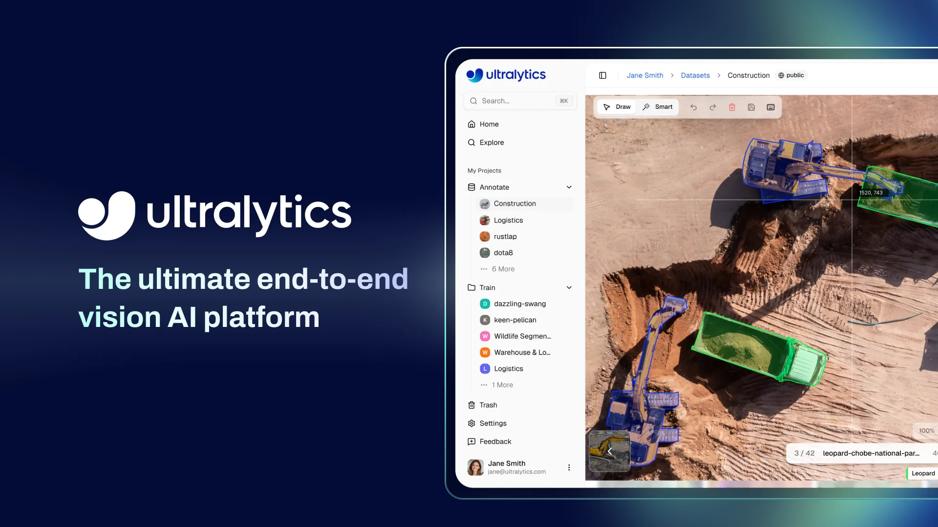 Ultralytics 简介：标注、训练和部署视觉 AI 的最智能方式