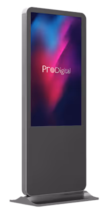Pro Digital iStandee – sleek mobile digital signage display with vertical screen for modern promotions and audience engagement