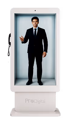 Pro Digital HoloMind – life-sized intelligent holographic assistant for automotive customer engagement