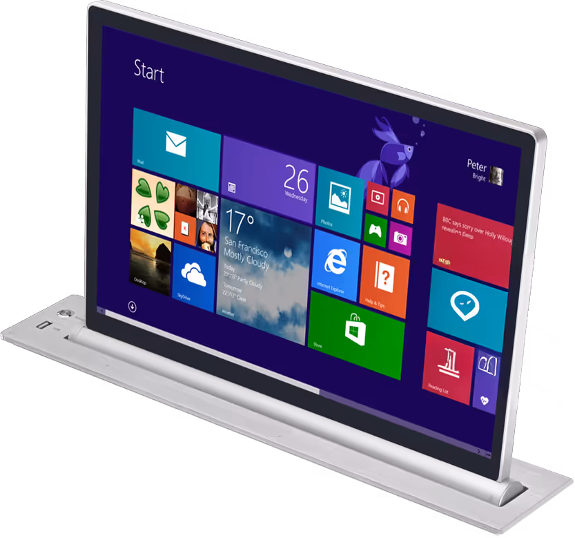 Pro Digital hydraulic touch screen for interactive displays