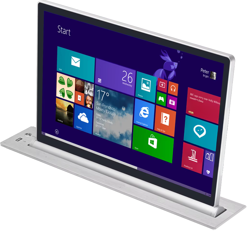 Pro Digital hydraulic touch screen for interactive displays
