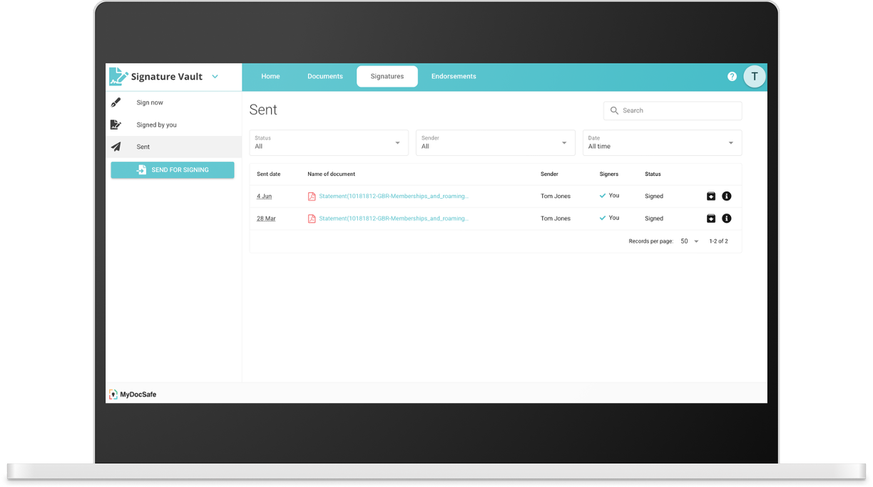 Client onboarding workflows for law firms from MyDocSafe