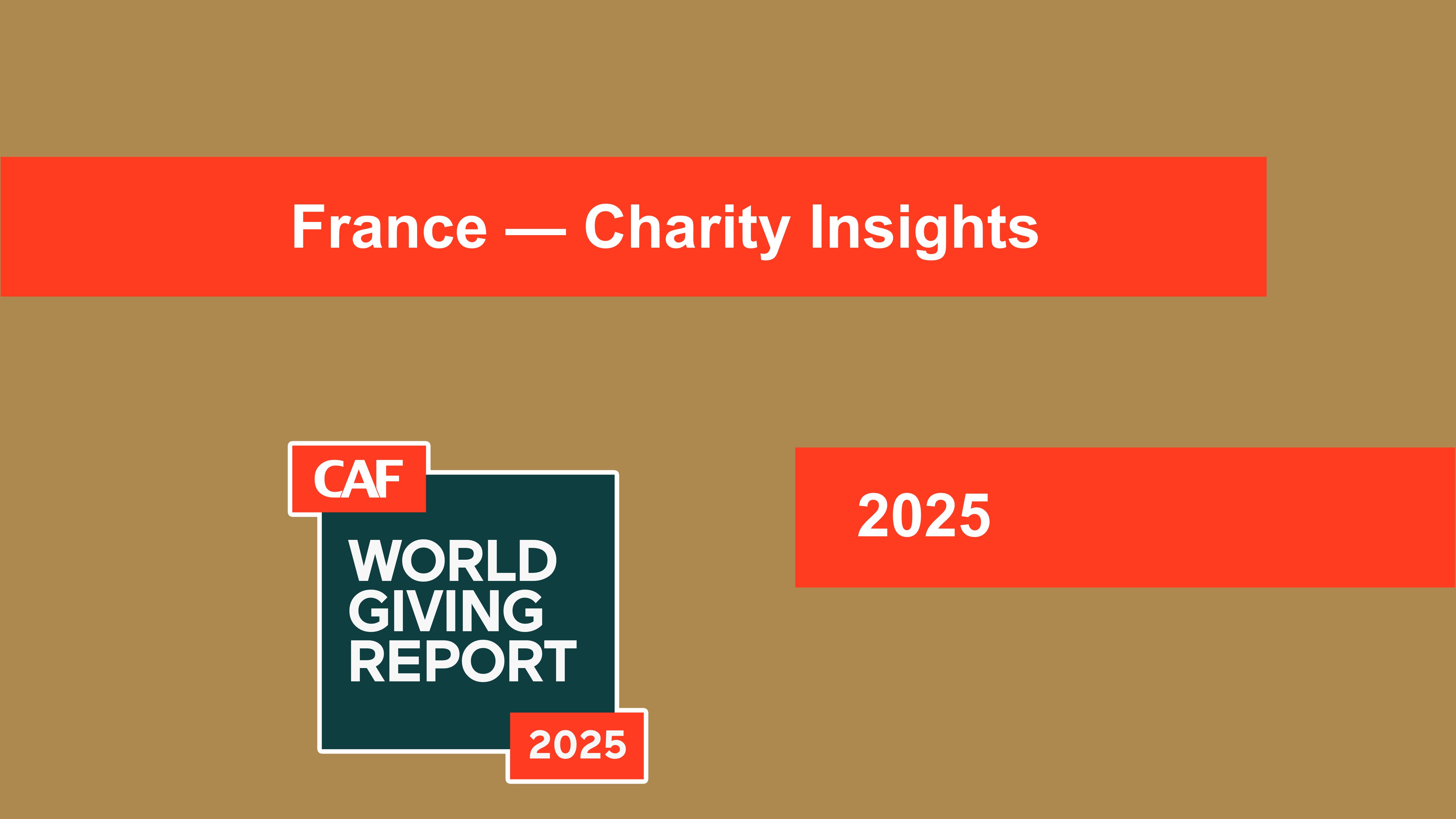 FRANCE: CHARITY INSIGHTS 2025