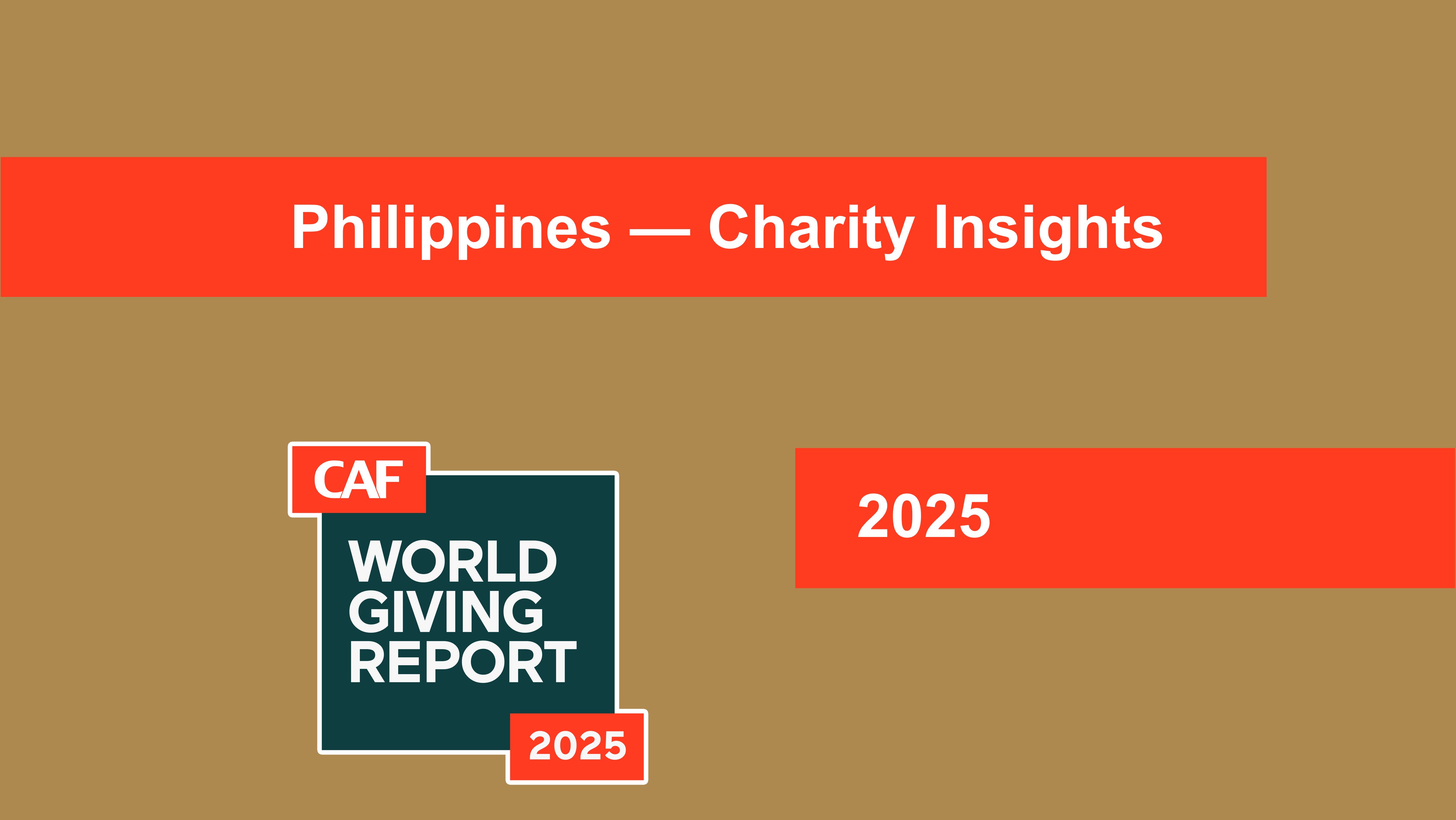 PHILIPPINES: CHARITY INSIGHTS 2025