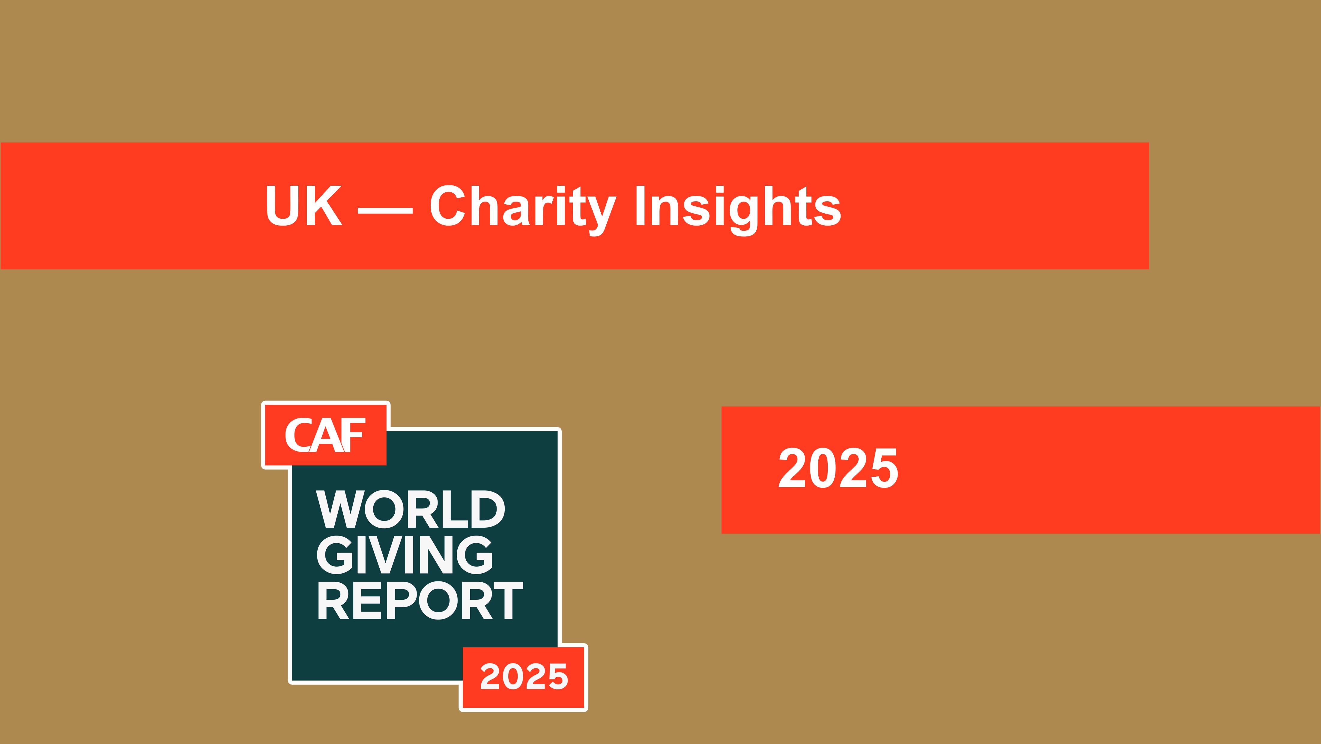 UK: CHARITY INSIGHTS 2025