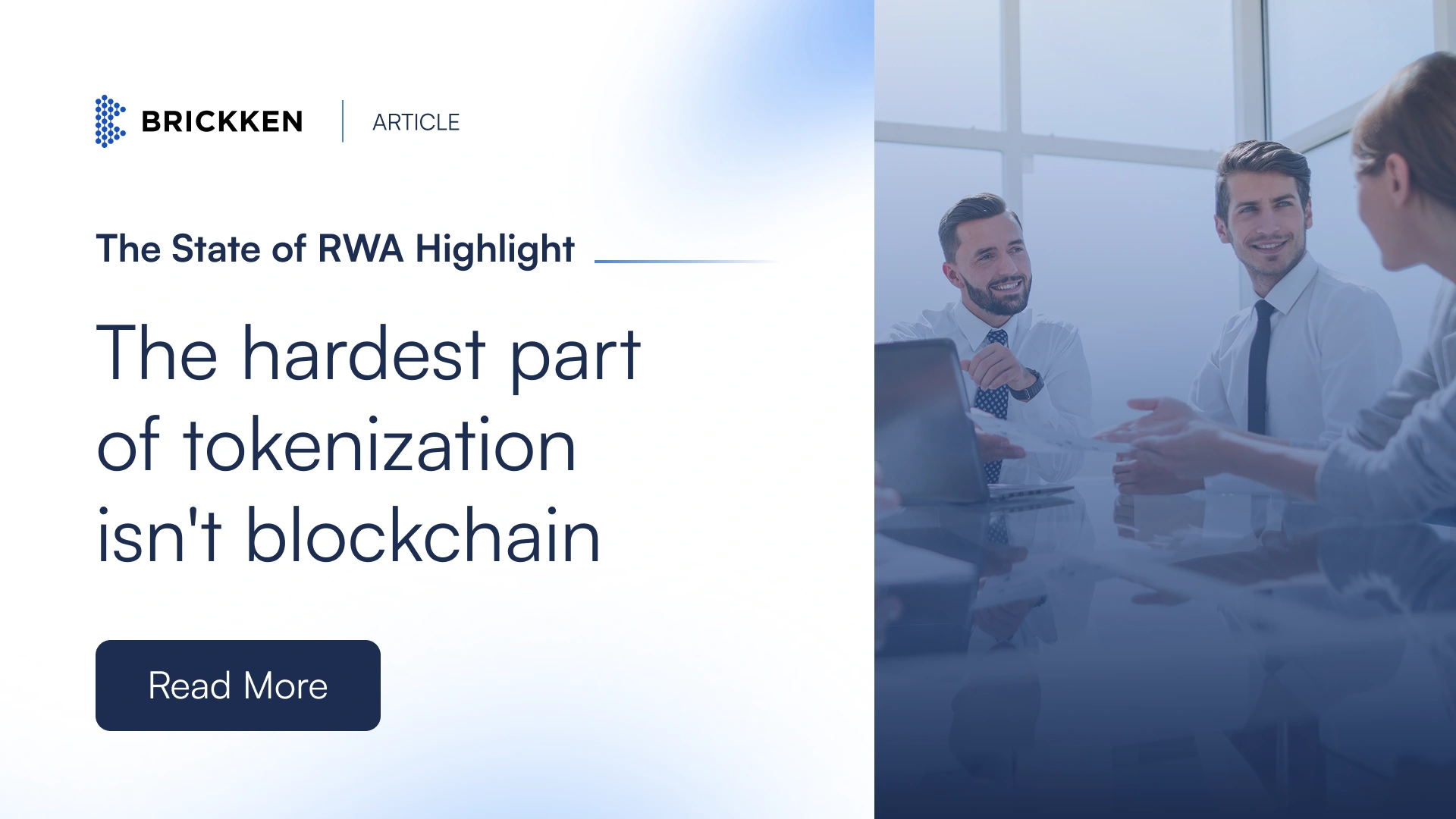 La parte más difícil de la tokenización no es el código, sino la incorporación de los inversores.