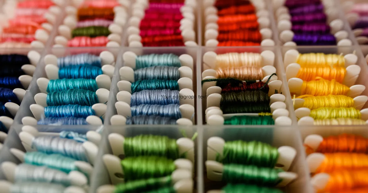 Collection of coloured knitting wool in boxes.